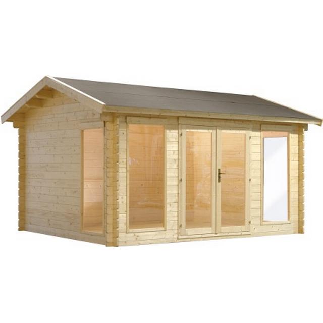 Luoman Lillevilla 342 (Areal 12 m²) - Byg selv bjælkehytter - Byg-selv.info